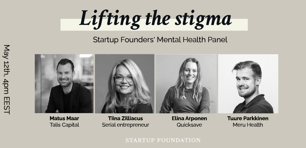 Startup Founders' Mental Health Panel banner
