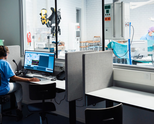 Simulation hospital environment