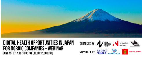 Digital health opportunities in Japan for Nordic companies event banner