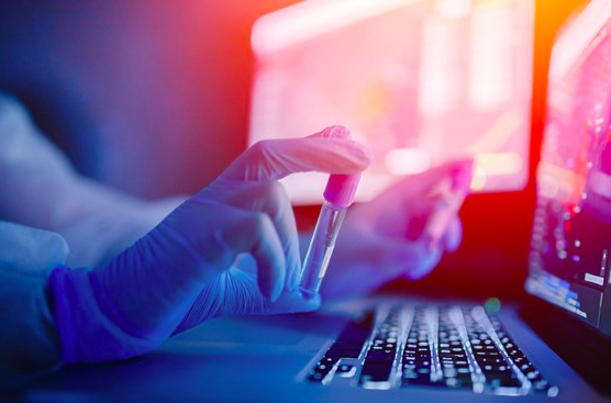 A laboratory researcher working