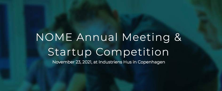 NOME Startup Competition event banner
