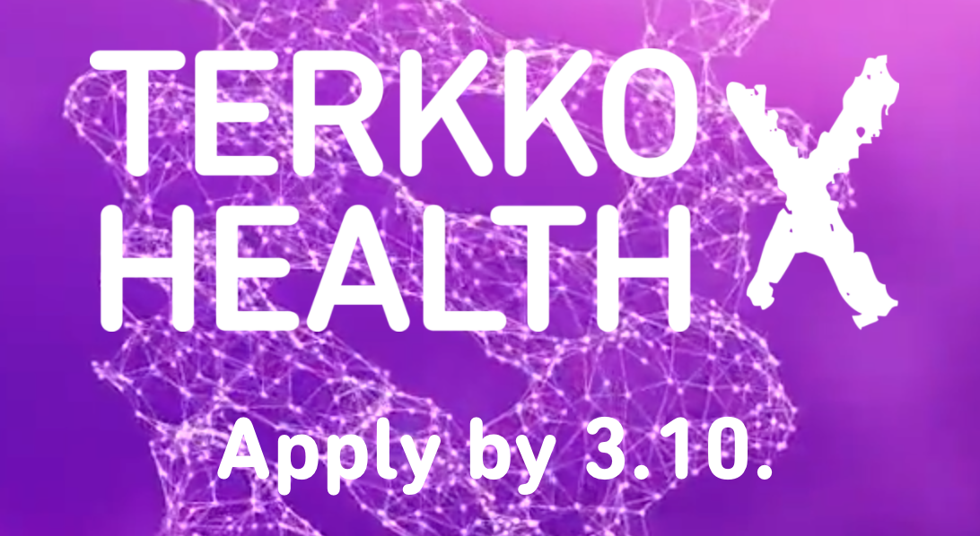 Terkko Health X accelerator banner