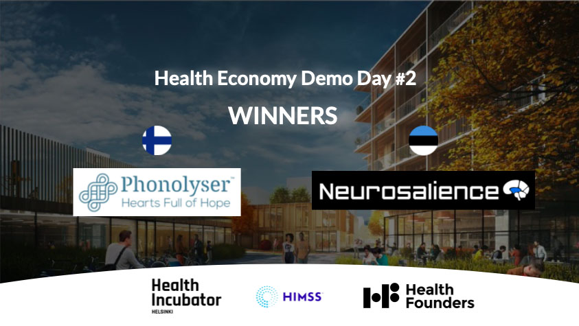 Phonolyser and Neurosalience winners of the Finnish-Estonian Health Economy Demo Day