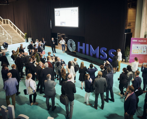 Crowd at HIMSS Europe 2019 in Helsinki