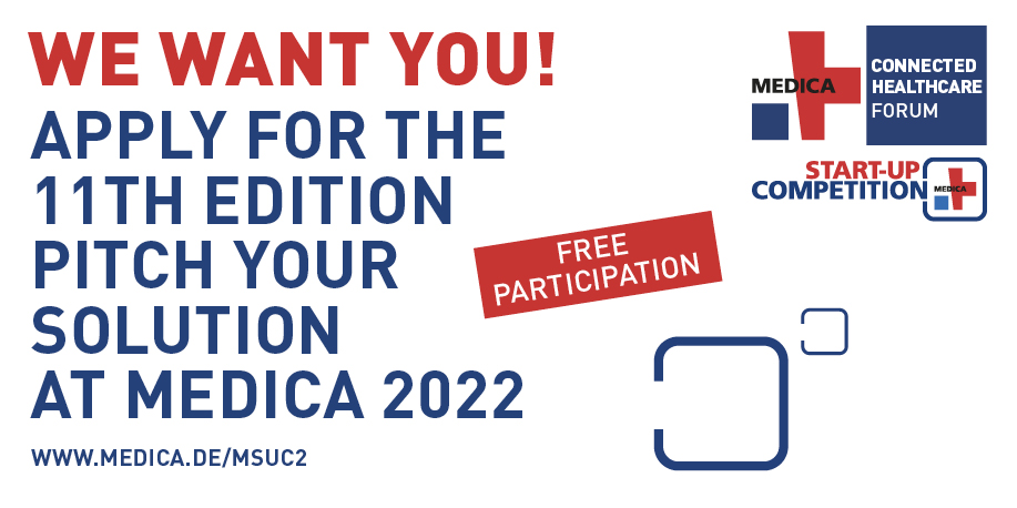 MEDICA Startup Competition 2022 banner
