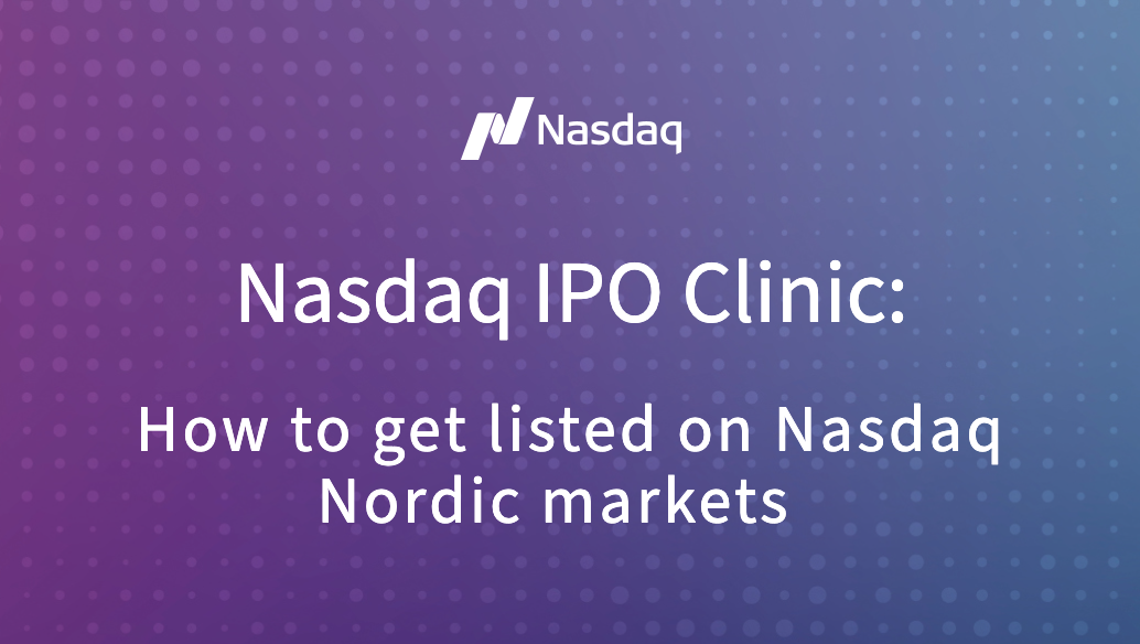 Nasdaq IPO Clinic 14 December 2022