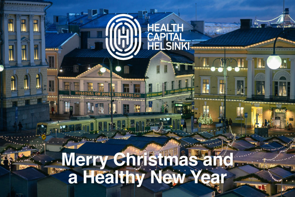 Health Capital Helsinki Season's Greetings postcard
