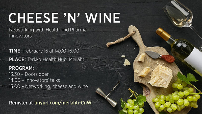 Meilahti Innovation Cheese n Wine banner
