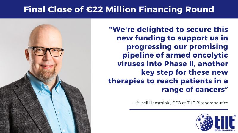 TILT Biotherapeutics funding announcement