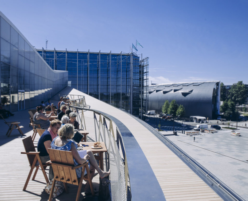 Helsinki Central Library Oodi's terrace