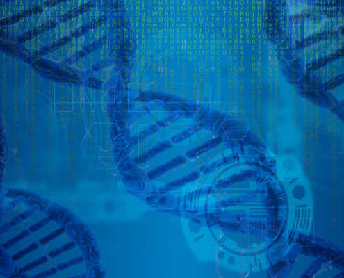 Decorative image of DNA